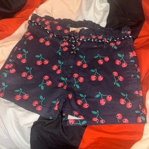 Mila Rose Girls cherry shorts